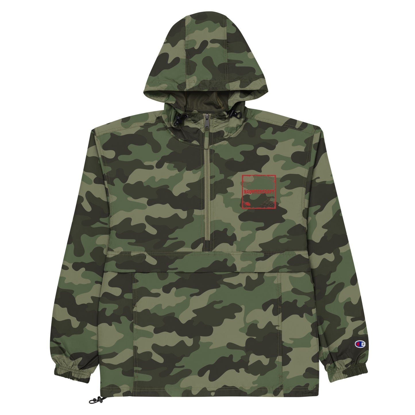 Embroidered Champion Packable Jacket HAUNTEDCRAFT